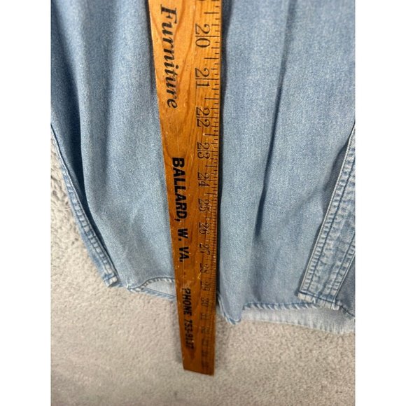 Disney Light Blue Casual Button Down Shirt - Picture 11 of 11